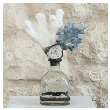 Jamie Dietrich Blue White Coral Bottle