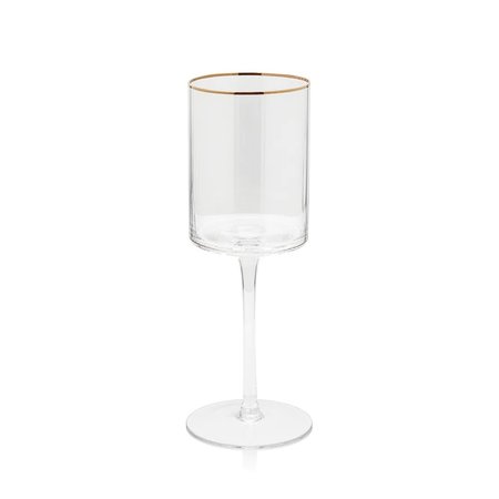 Zodax Aperitivo Luster Pink Red Wine Glass