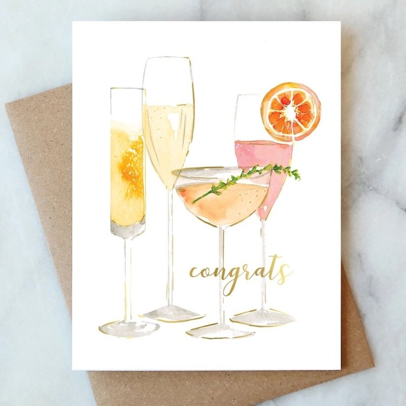 Abigail Jayne Design Bubbly Congrats Card