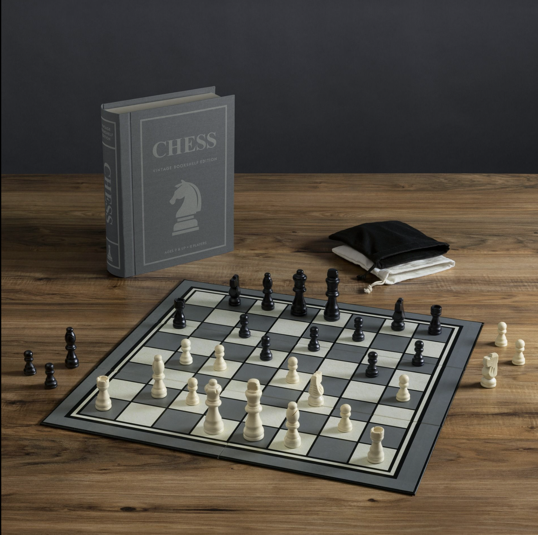 WS Game Company Chess Vintage Bookshelf Edition 