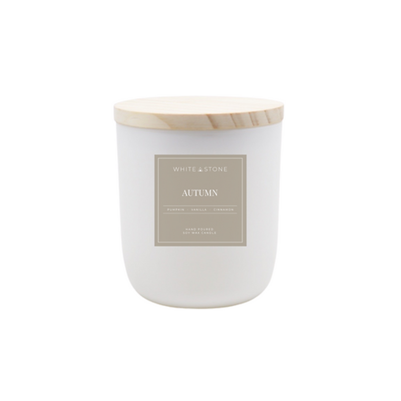 White Stone Candles White Stone Candle Autumn 1 Wick