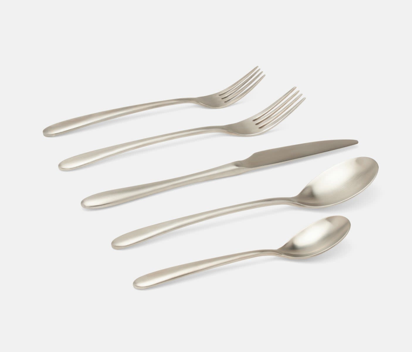 Blue Pheasant Alba Silver Flatware Set