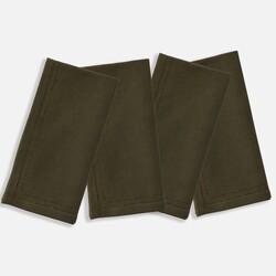 Blue Pheasant Betty Napkin Dark Olive