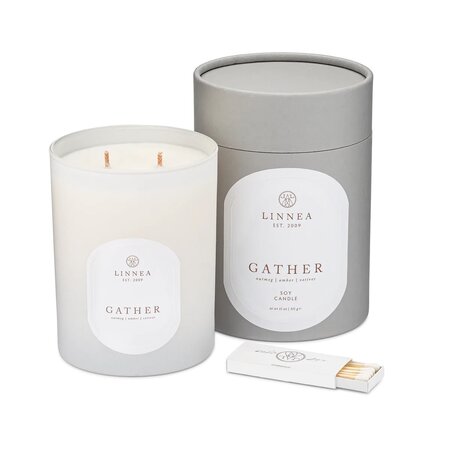Linnea Gather Two Wick Candle