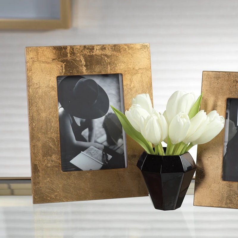 Zodax Gold Leaf Photo Frame - 4x6