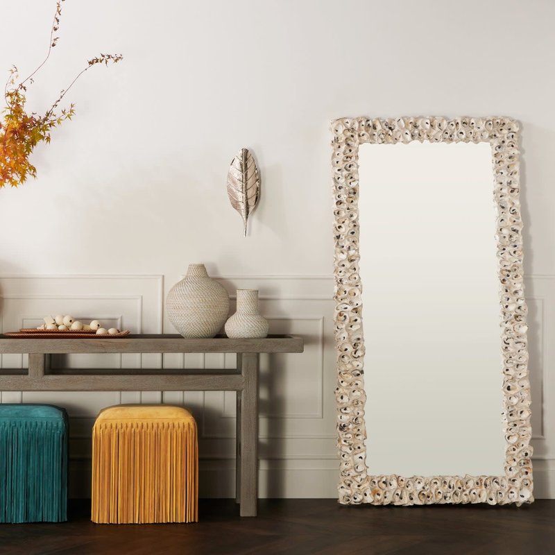 Made Goods Buford Mirror Natural Oyster 34"w x 72"h