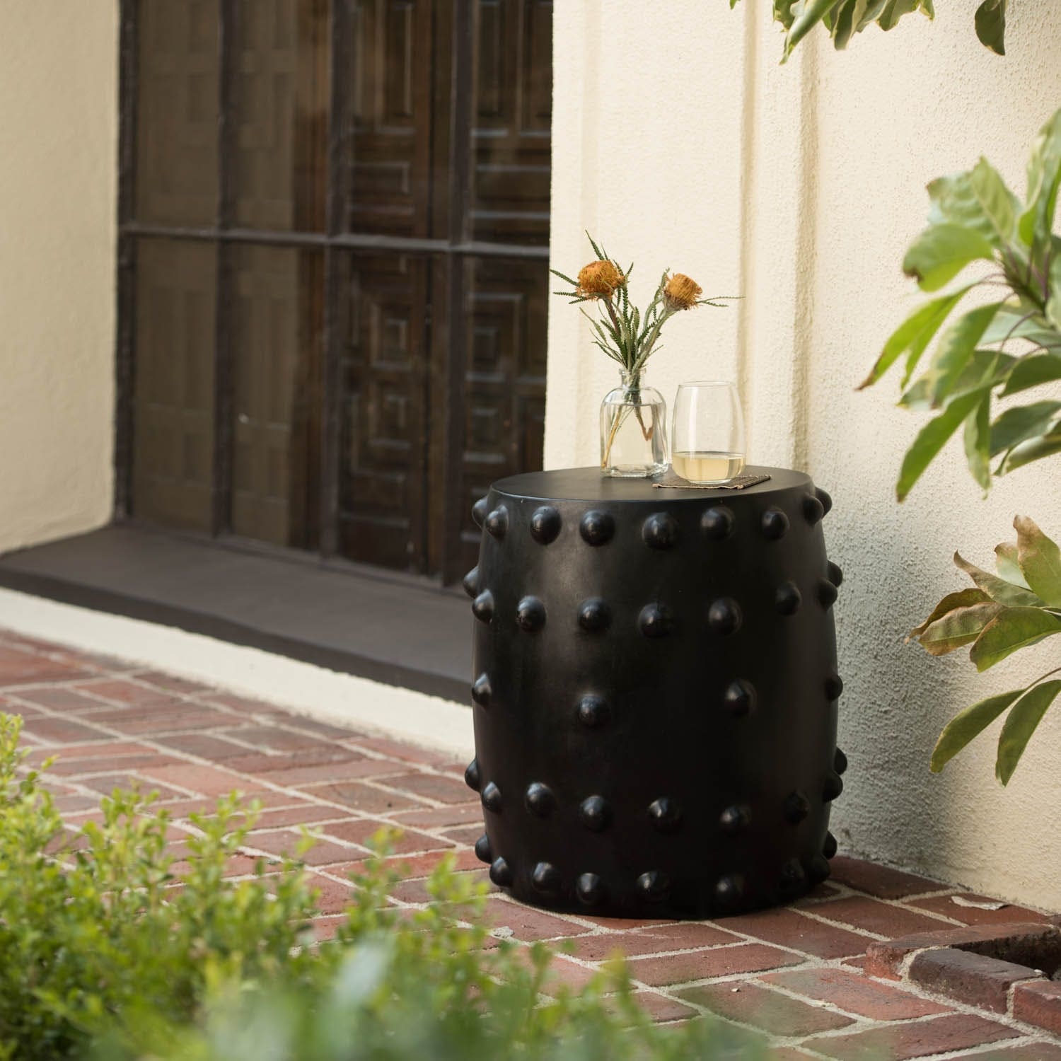 Made Goods Ezra Reinforced Concrete Stool 16"D x 18"H