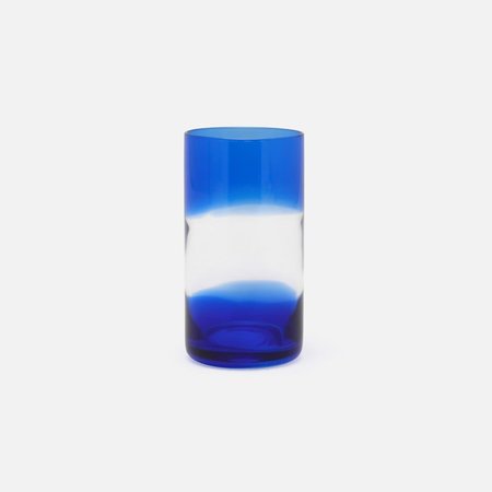 Blue Pheasant Nicolas Blue/Clear Highball Glass