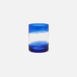 Blue Pheasant Nicolas Blue/Clear Tumbler Glass