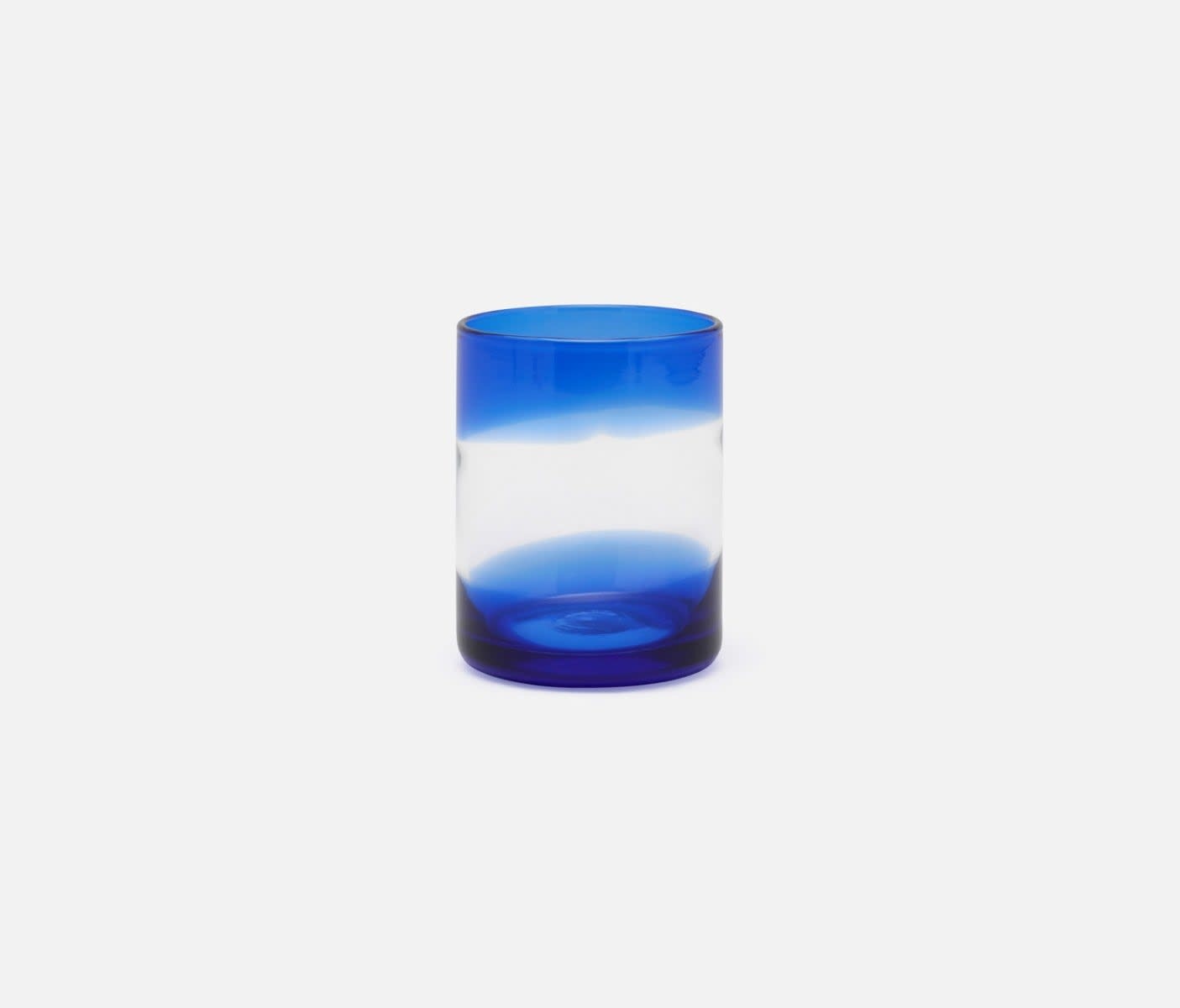 Blue Pheasant Nicolas Blue/Clear Tumbler Glass