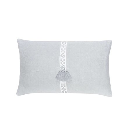 Anaya Home Pre-Washed 100% Linen Pillows that are so soft to the touch. Machine Wash. Zipper.