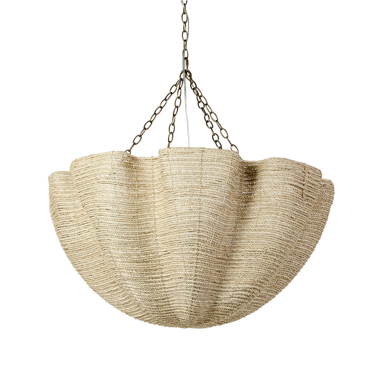 Palecek Isla Chandelier 37"w x 37"dp x 19"h