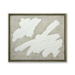 Palecek Plaster Brushstroke II Wall Decor