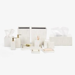 Pigeon & Poodle Arles Bath Collection Faux Horn