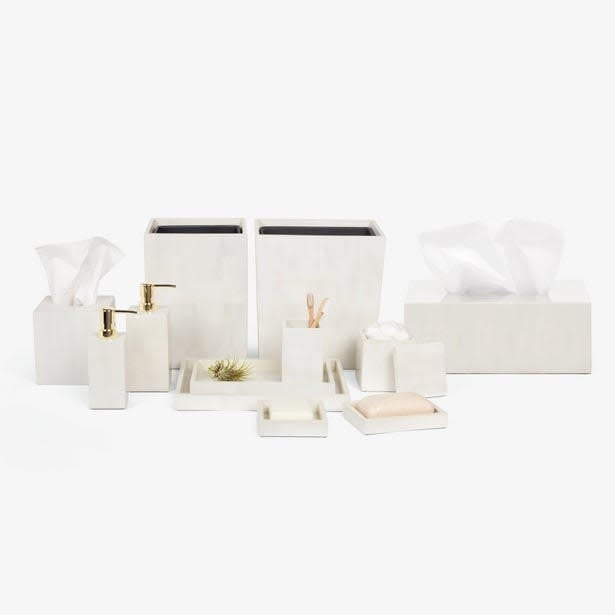 Pigeon & Poodle Arles Bath Collection Faux Horn