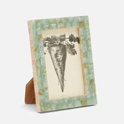 Pigeon & Poodle Safi Mint Green Mother of Pearl Frame 4x6