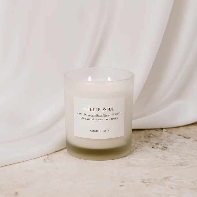 Orchid + Ash Hippie Soul All Natural Candle