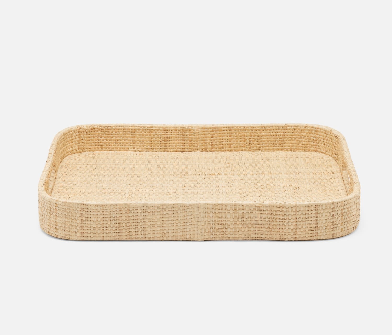 Blue Pheasant Barth Natural Raffia Tray