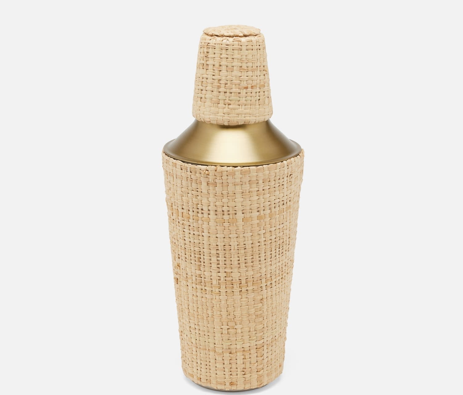 Blue Pheasant Barth Natural Raffia Cocktail Shaker