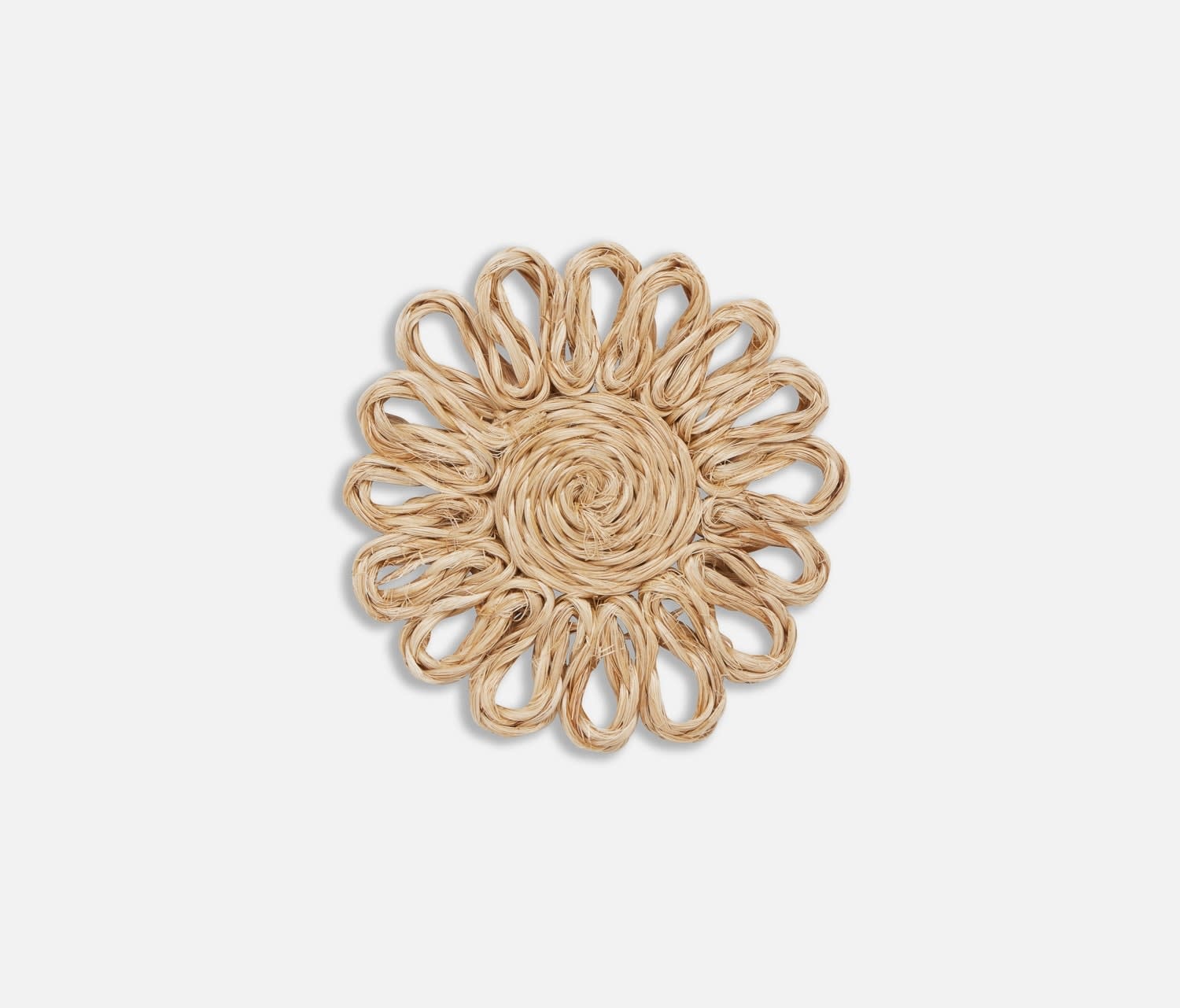 Blue Pheasant Teigan Natural Coasters - Set of 4