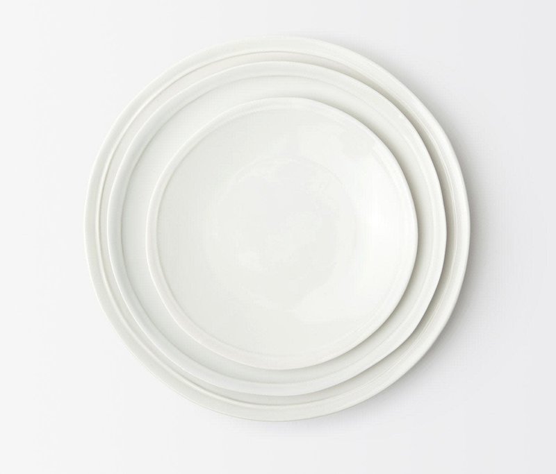 Blue Pheasant Ariana White Dinnerware - Set of 4