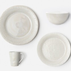 Blue Pheasant Vivienne Dinnerware - Set of 4