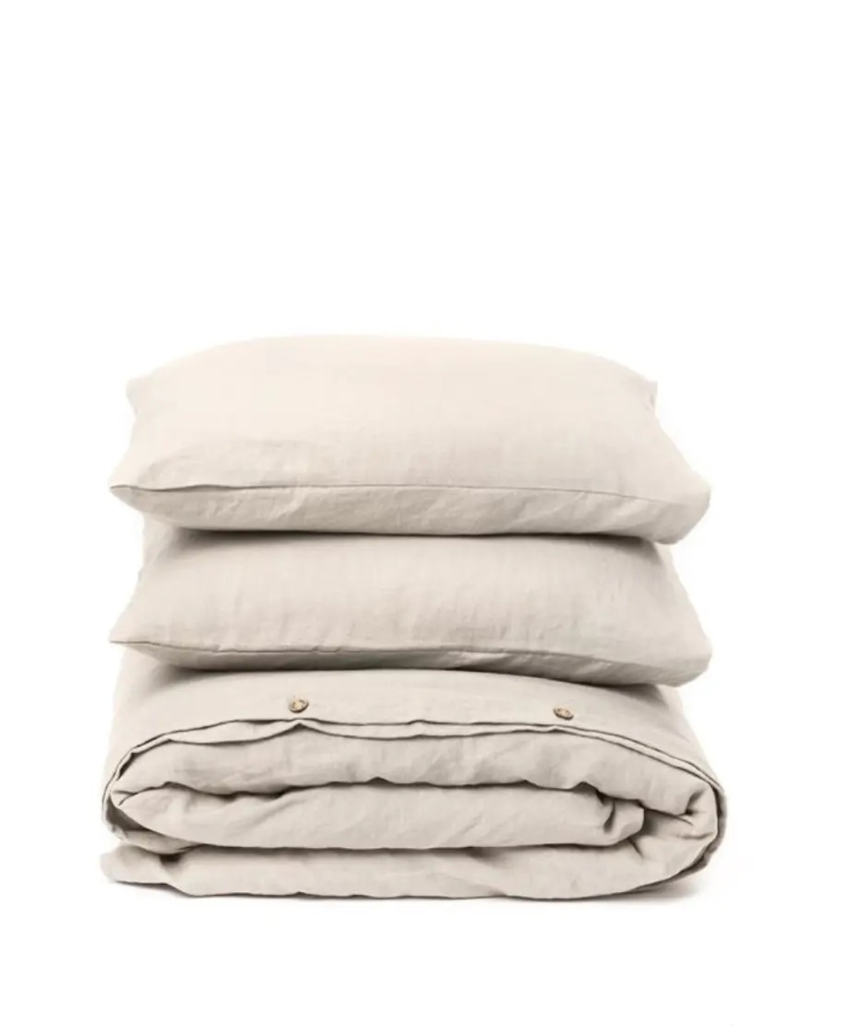 Natural Linen Duvet Cover Set Saltwater House
