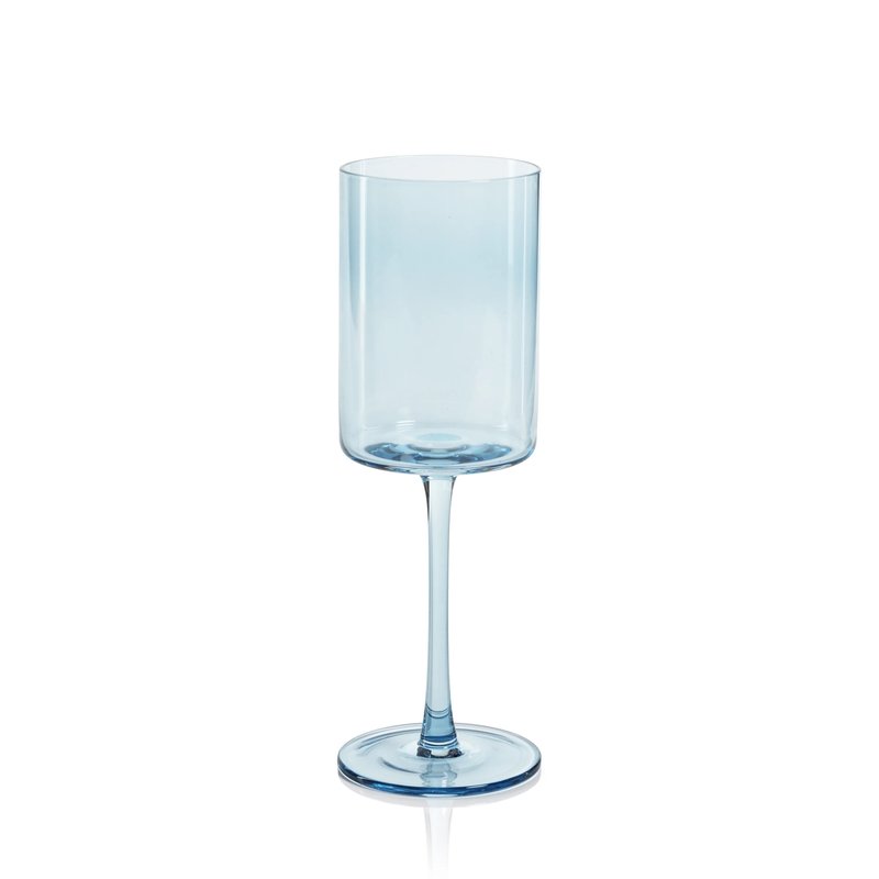 Zodax Fruttuoso Wine Glass - Light Blue
