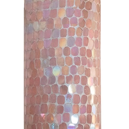 Anaya Home Pink Mosaic Vase
