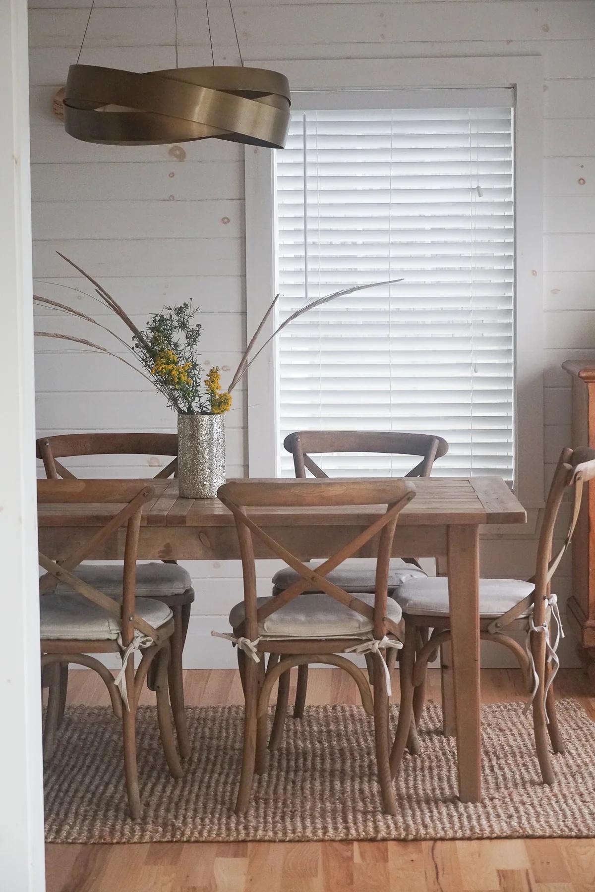 Anaya Home Silver Crushed Mosaic Vase