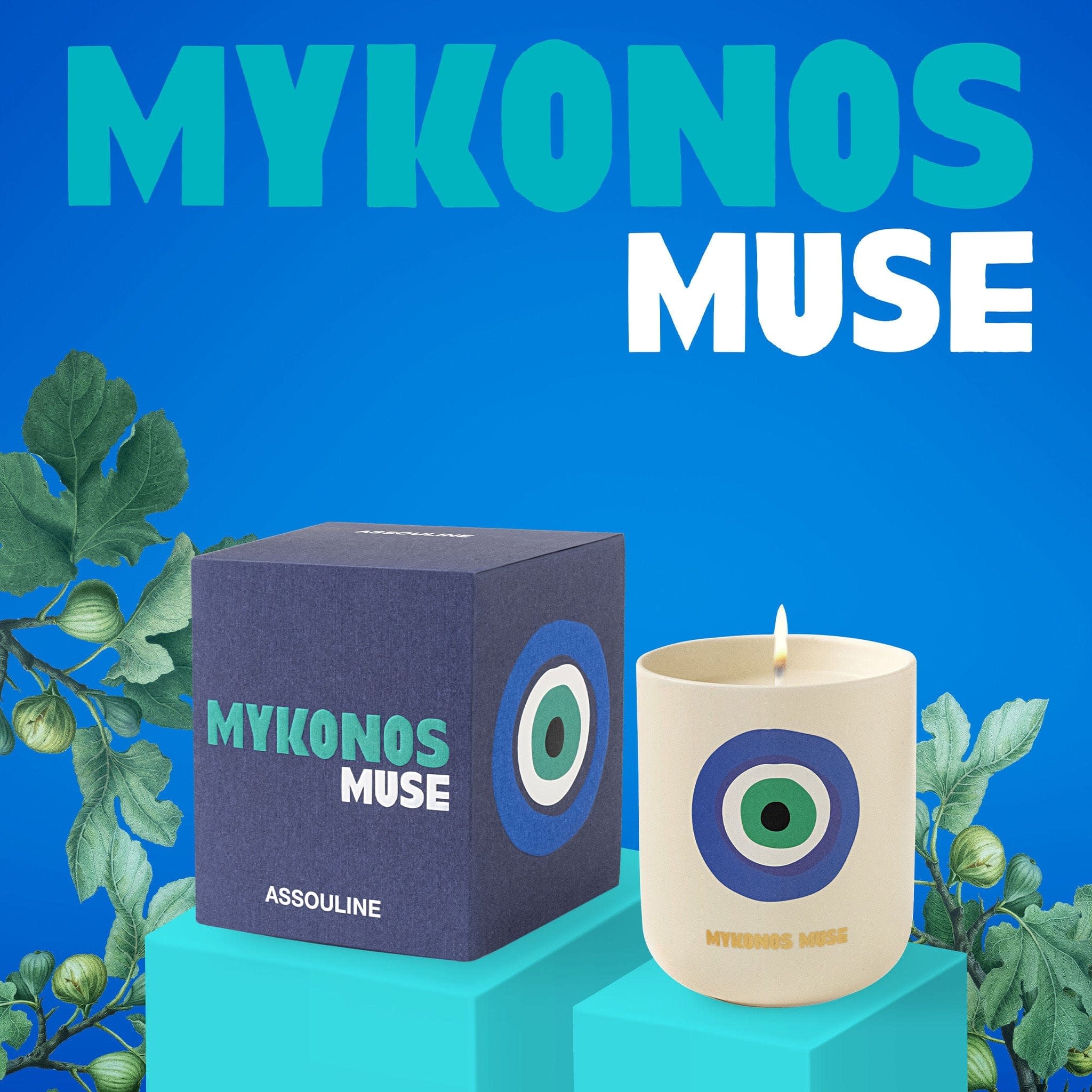 Assouline Mykonos Muse - Travel From Home Candle