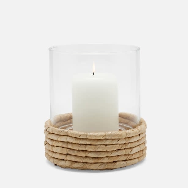 Pigeon & Poodle Iona Abaca Pillar Candle