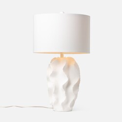 Made Goods Bethany Lamp White Resin