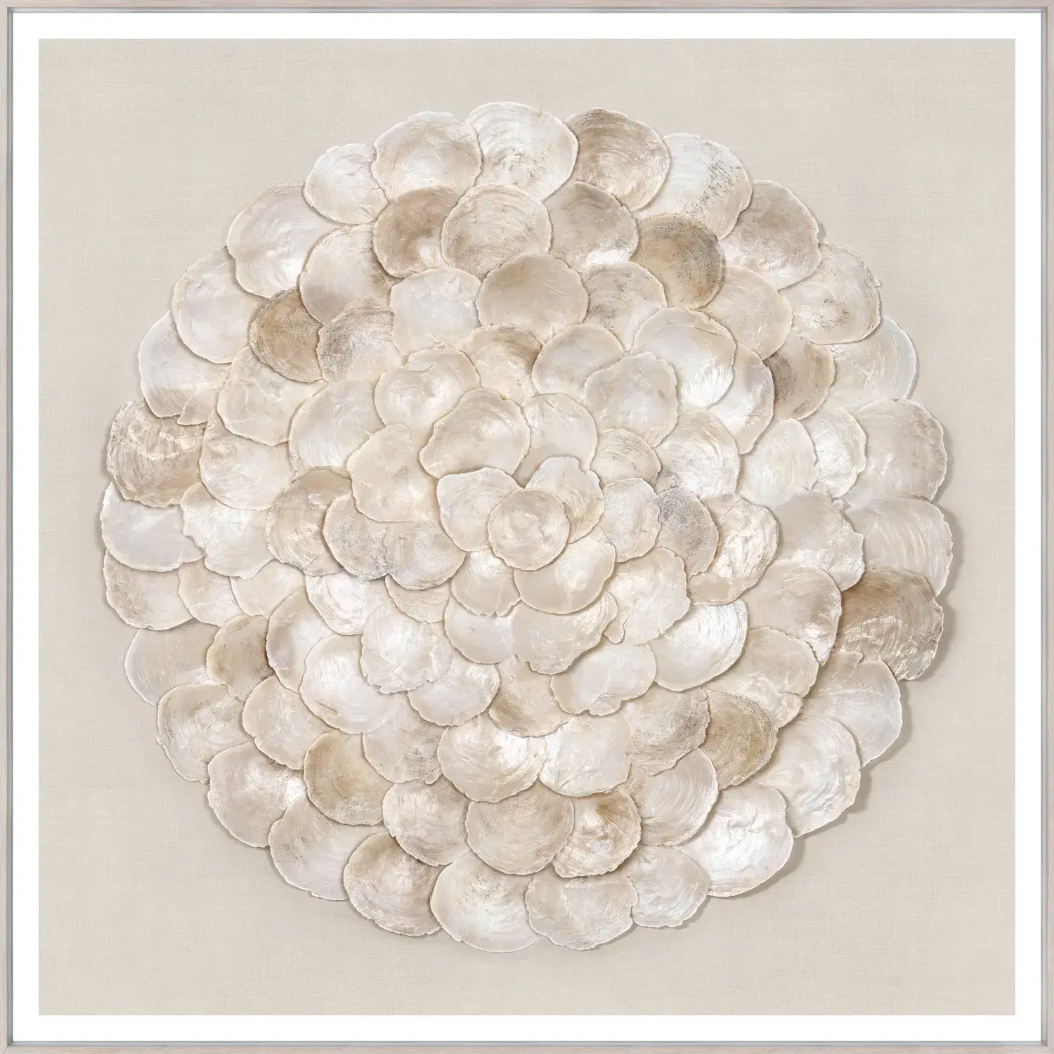 Celadon Art Capiz Medallion - 40" X 40"