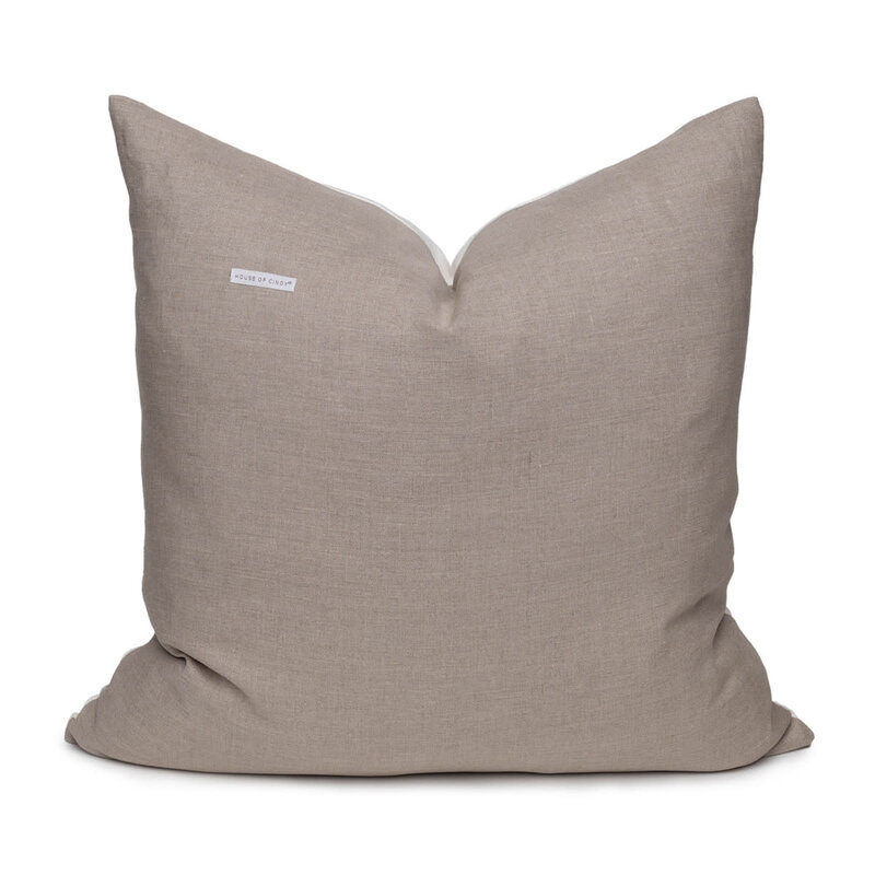 House of Cindy Blanca Oro Pillow 26"x26"