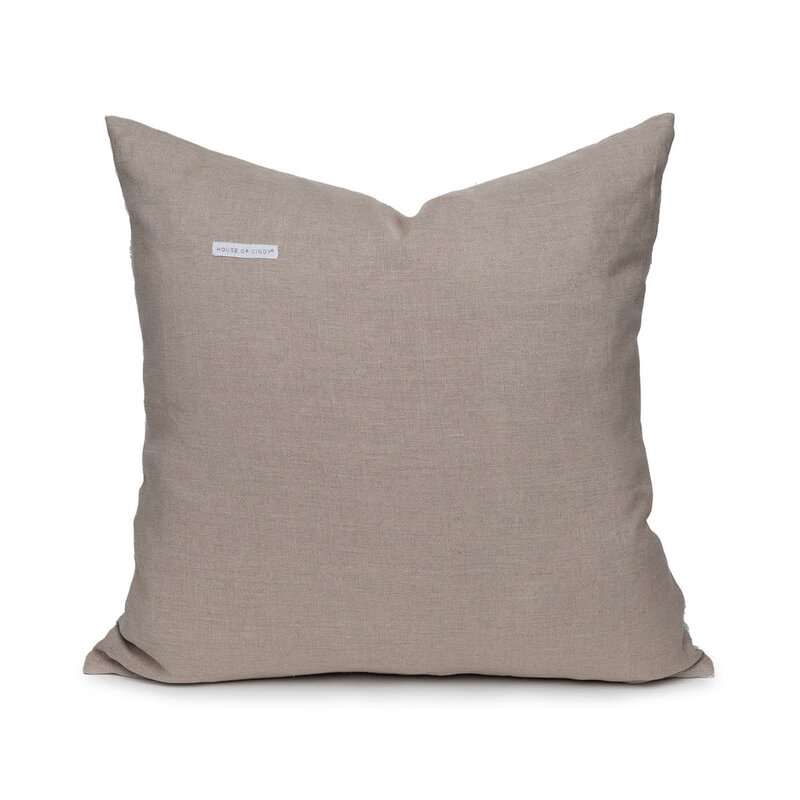 House of Cindy Blue Line Pillow 22"x22"