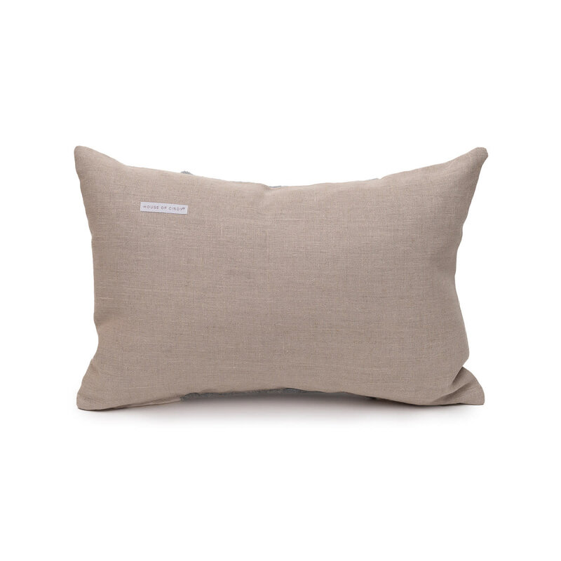House of Cindy Aris Lumbar Pillow 14"x20"