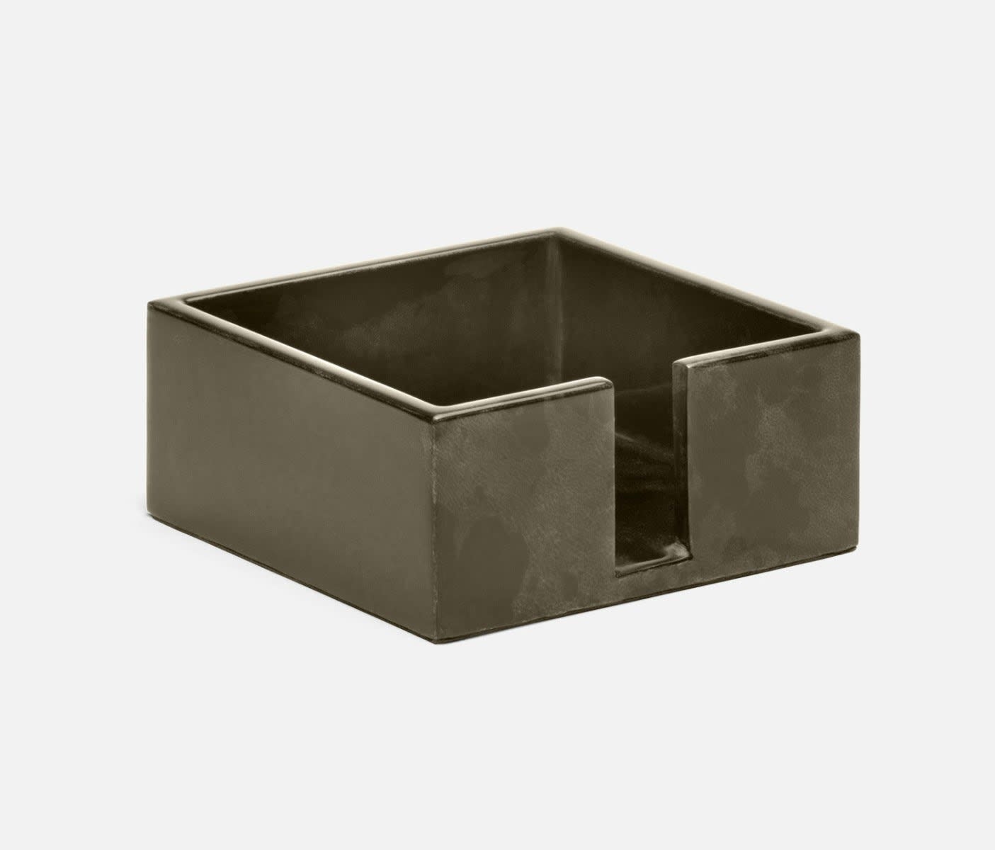 Blue Pheasant Nelson Gray Gloss Cocktail Napkin Tray