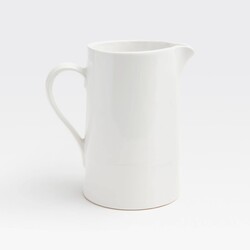 Blue Pheasant Arianna White Pitcher
