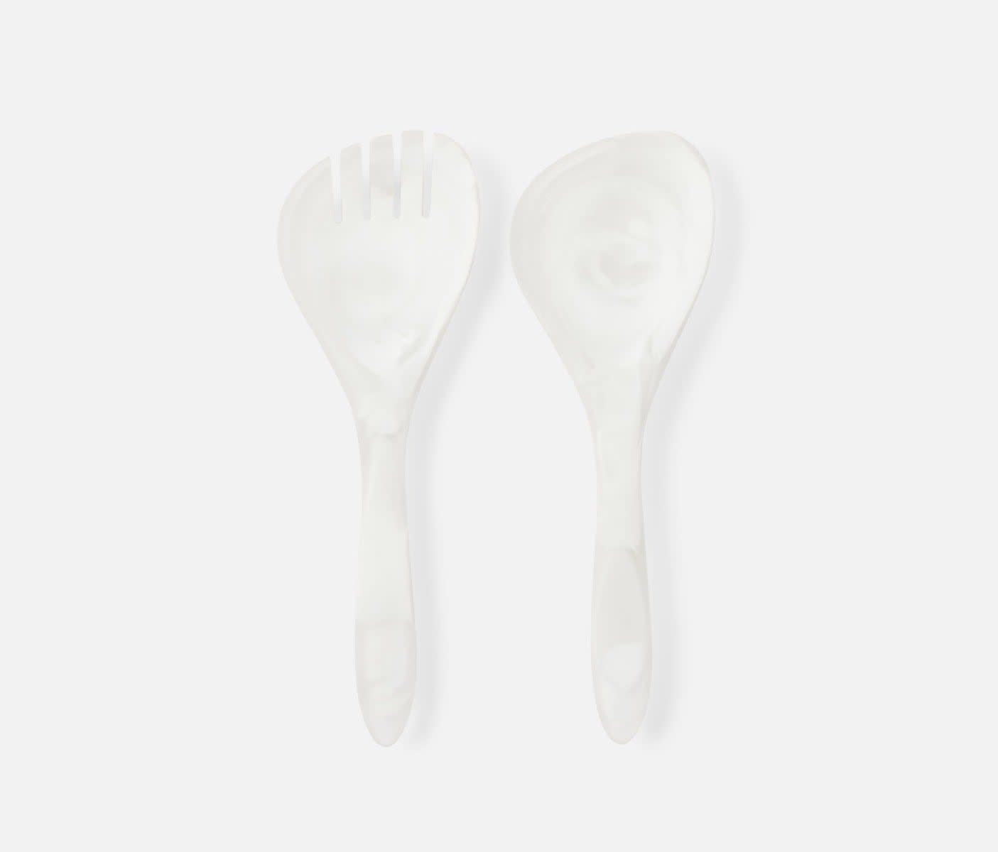 Blue Pheasant Laney White Serving Set