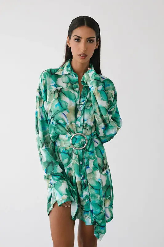 Le Salty Ziggy Shirt Dress Envy