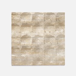 Blue Pheasant Odessa Lacquered Square Placemat Silver Leaf