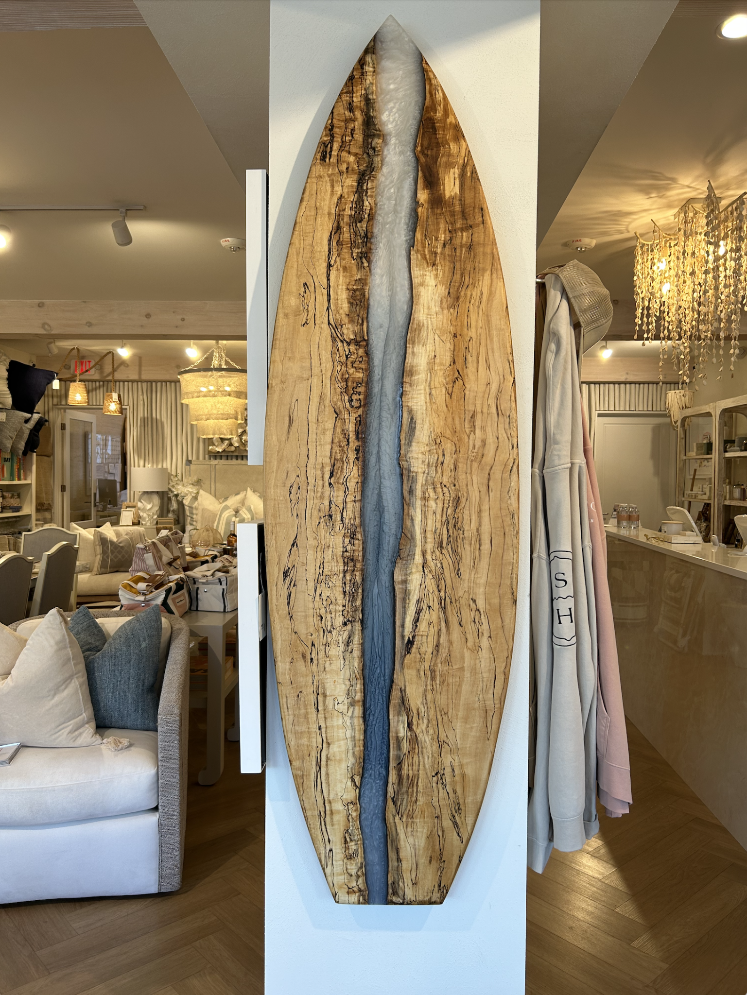 Chuck Romer Ombre Collection Custom Maple Board w Resin 70" x 20.5"