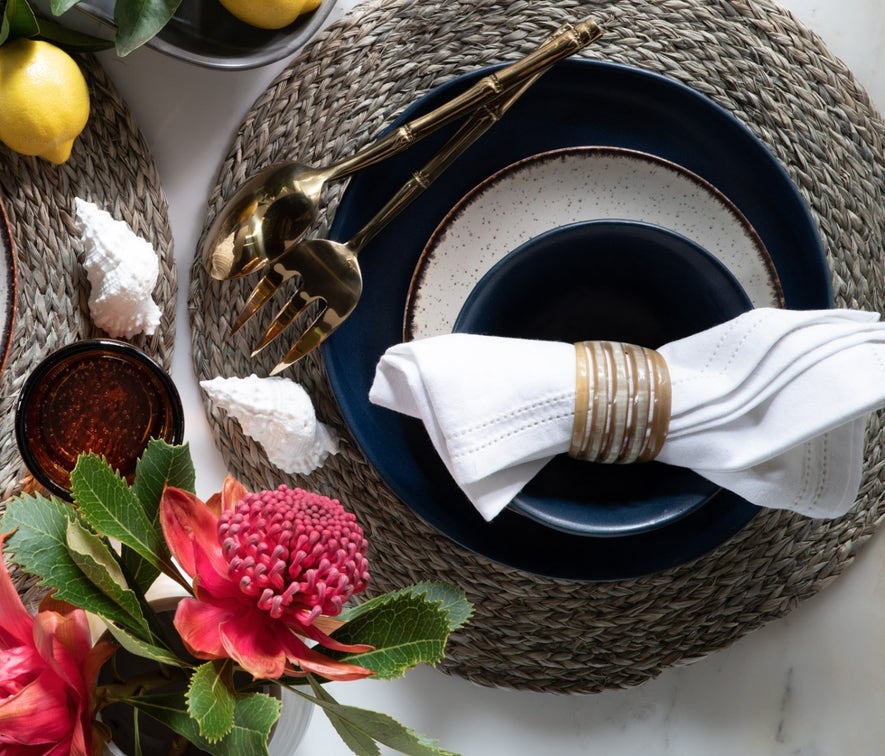 Blue Pheasant Betty White Dinner Napkin - Set of 4