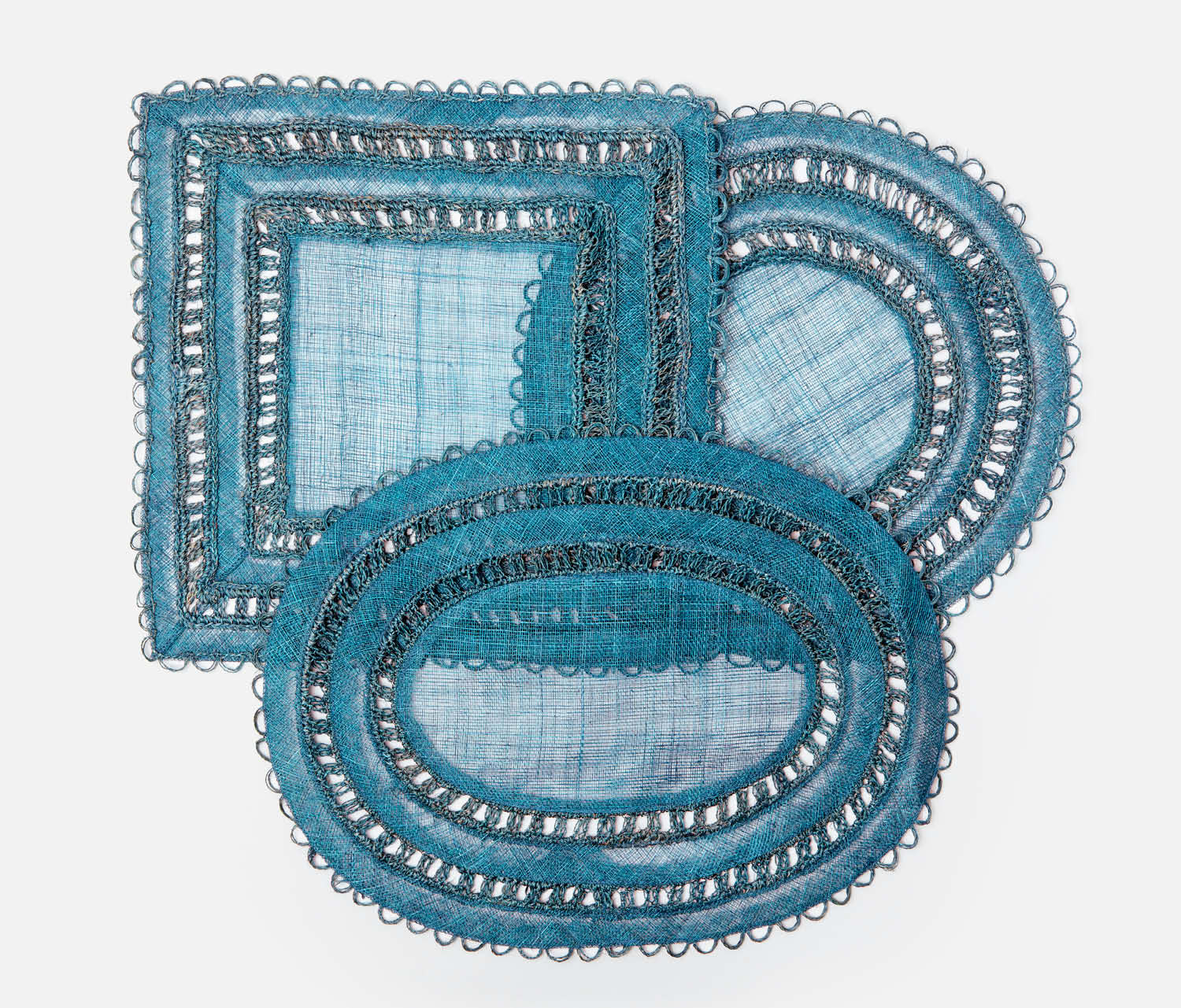 Blue Pheasant Carmine Deep Blue Placemat