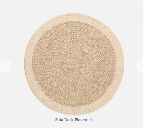 Blue Pheasant Dark Placemat