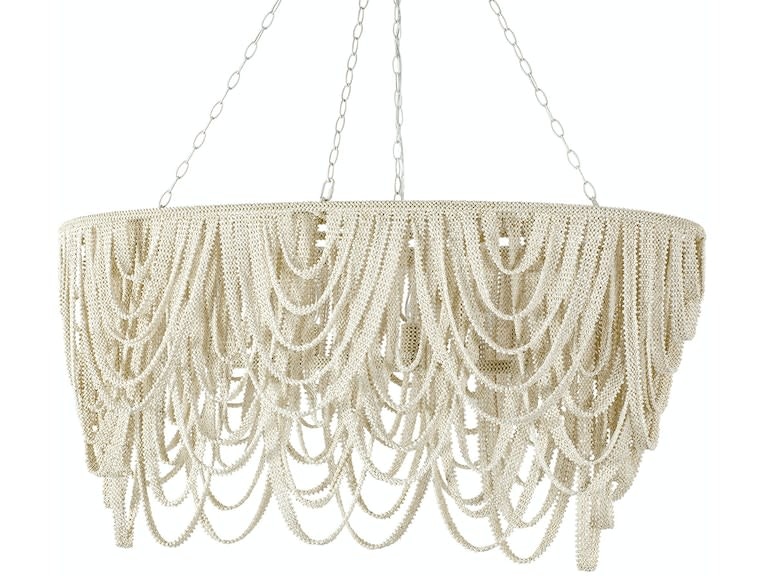Palecek Selita Oval Chandelier 48.25"W X 20.5"DP X 23"H