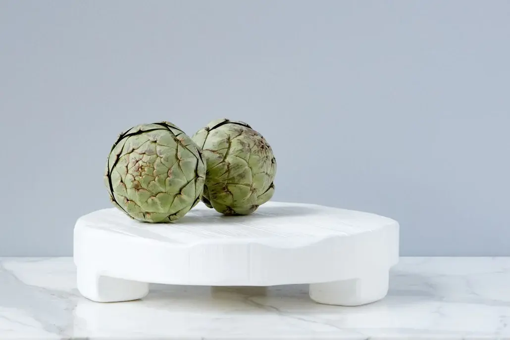 Etu Home Bianca White Round Trivet