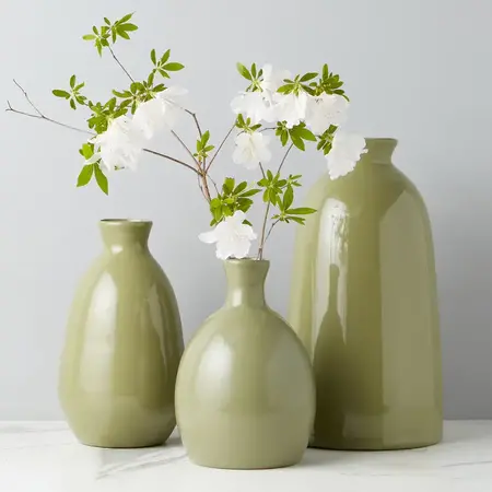 Etu Home Sage Artisanal Vase