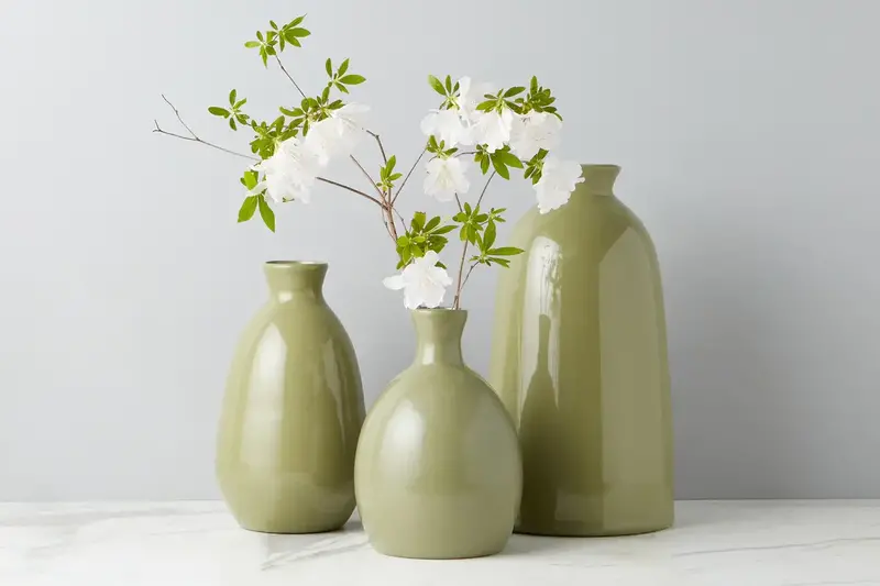 Etu Home Sage Artisanal Vase